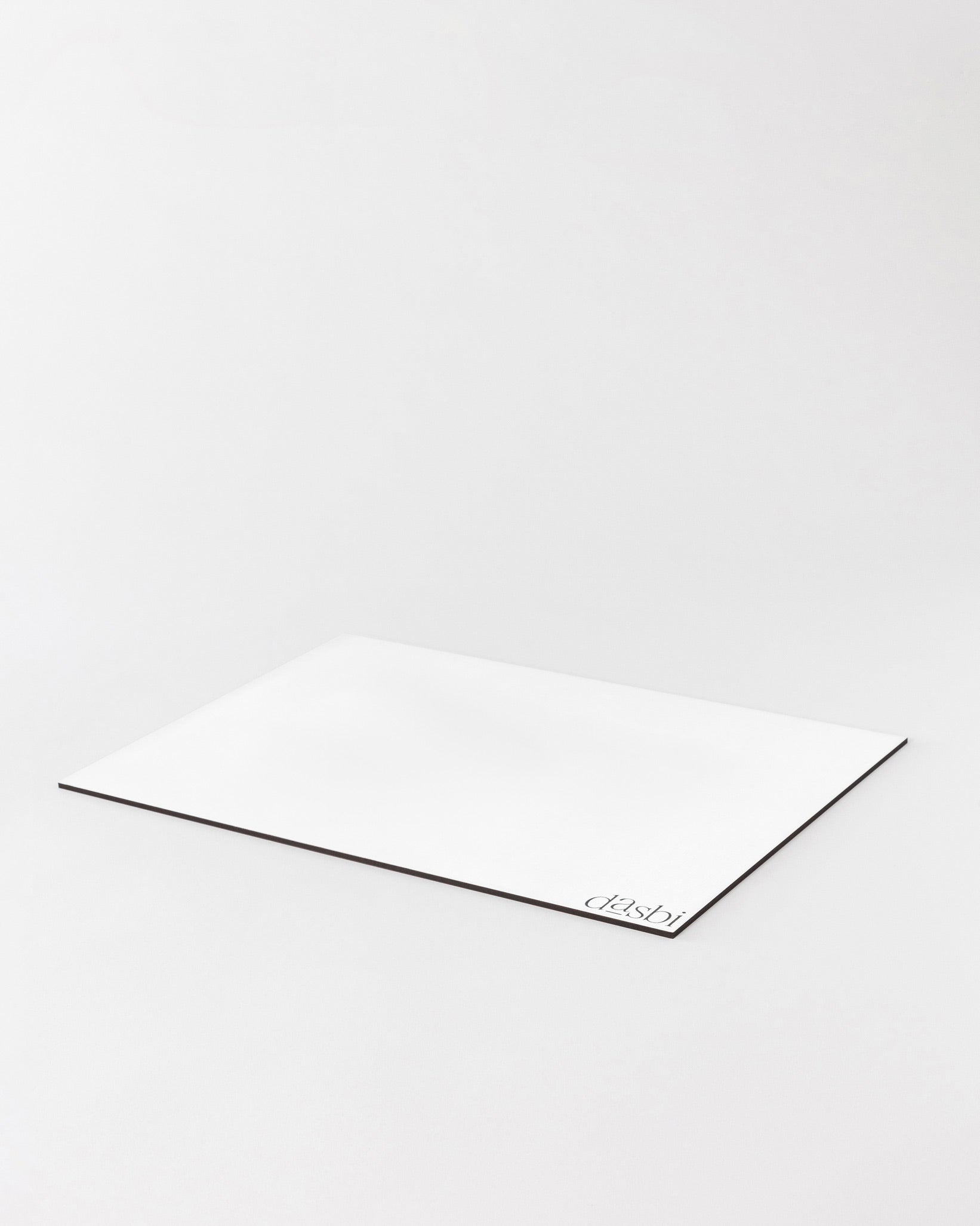 Base para tartas Dasbi, en madera personalizada de 3mm, rectangular, canto negro