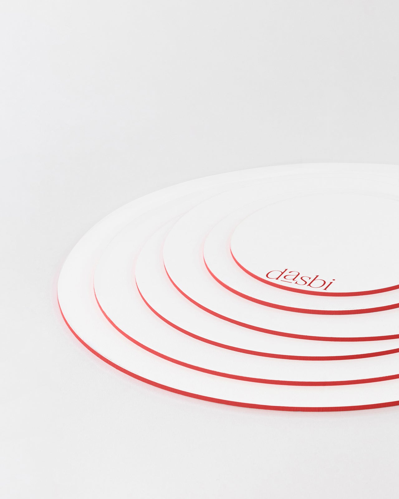 Bases à gâteau personnalisées Dasbi en bois de 3mm, bord rosé