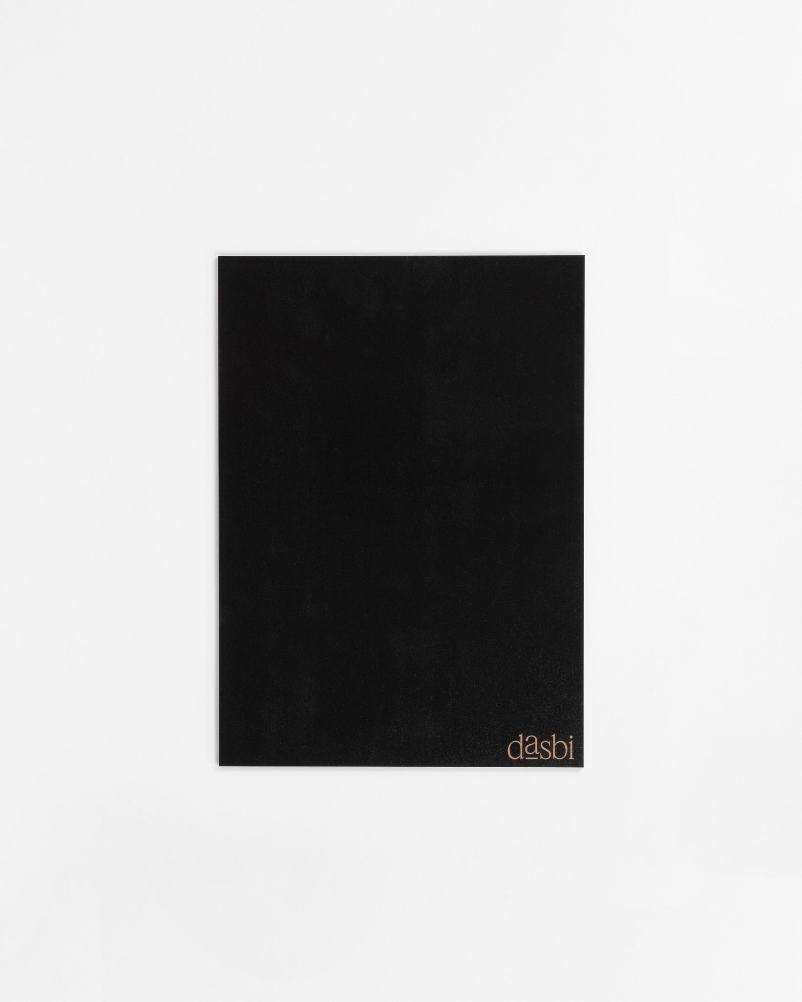 Semelle à gateau Dasbi, en bois personnalisé de 3 mm, rectangulaire, finition noire.