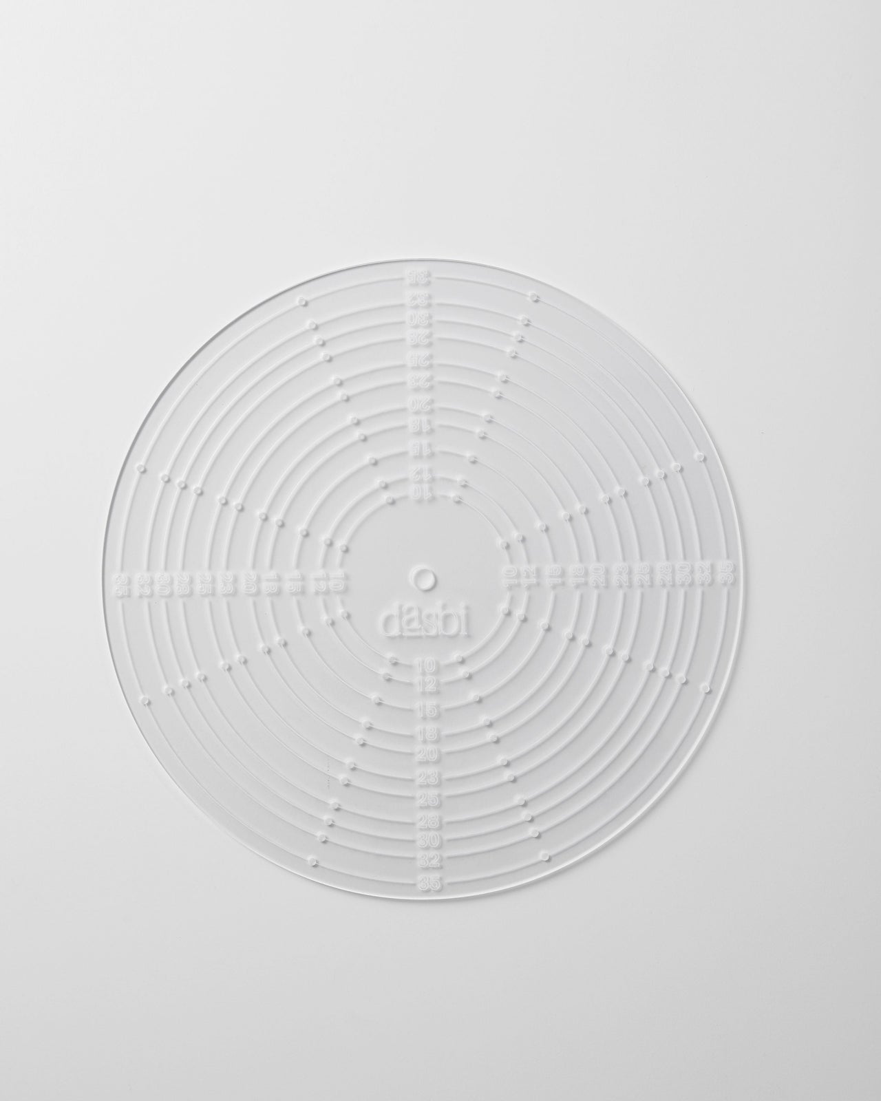 Régua para andares de bolo