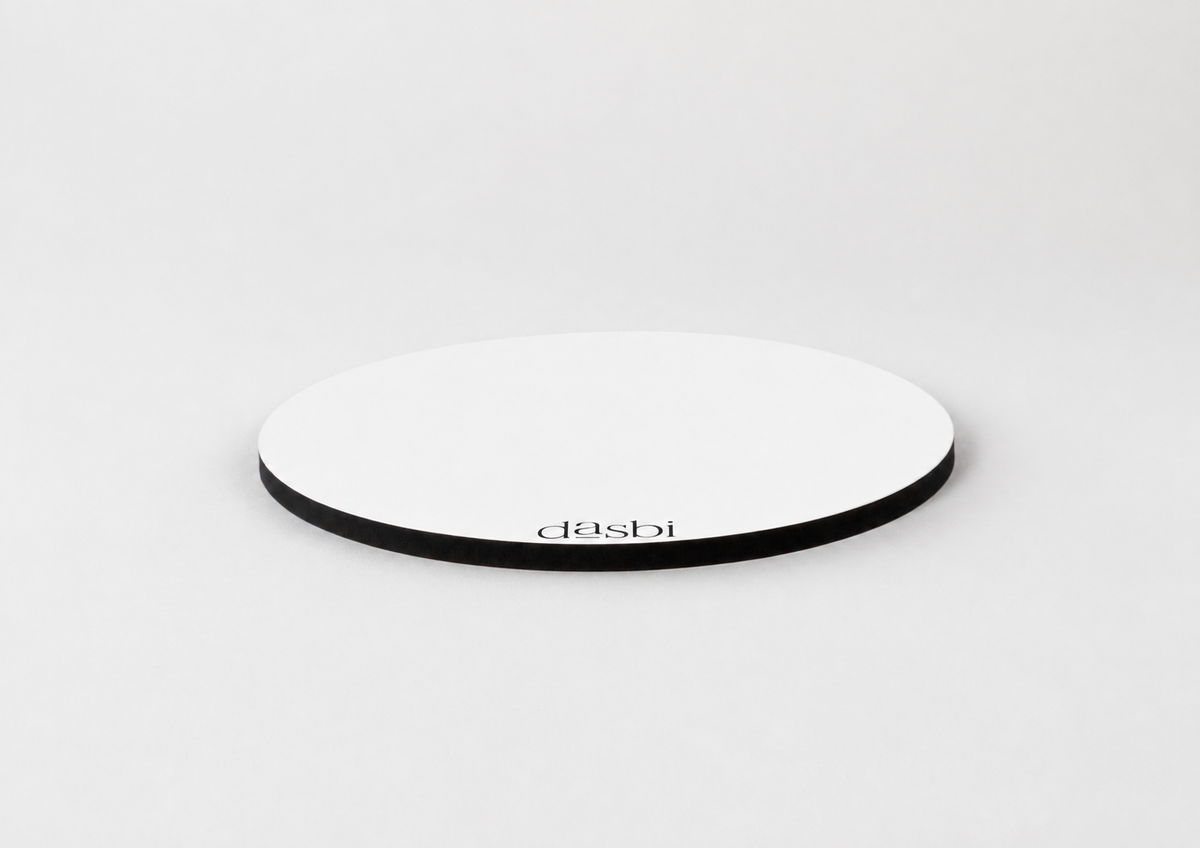 Base para tarta redonda personalizada Dasbi con canto negro