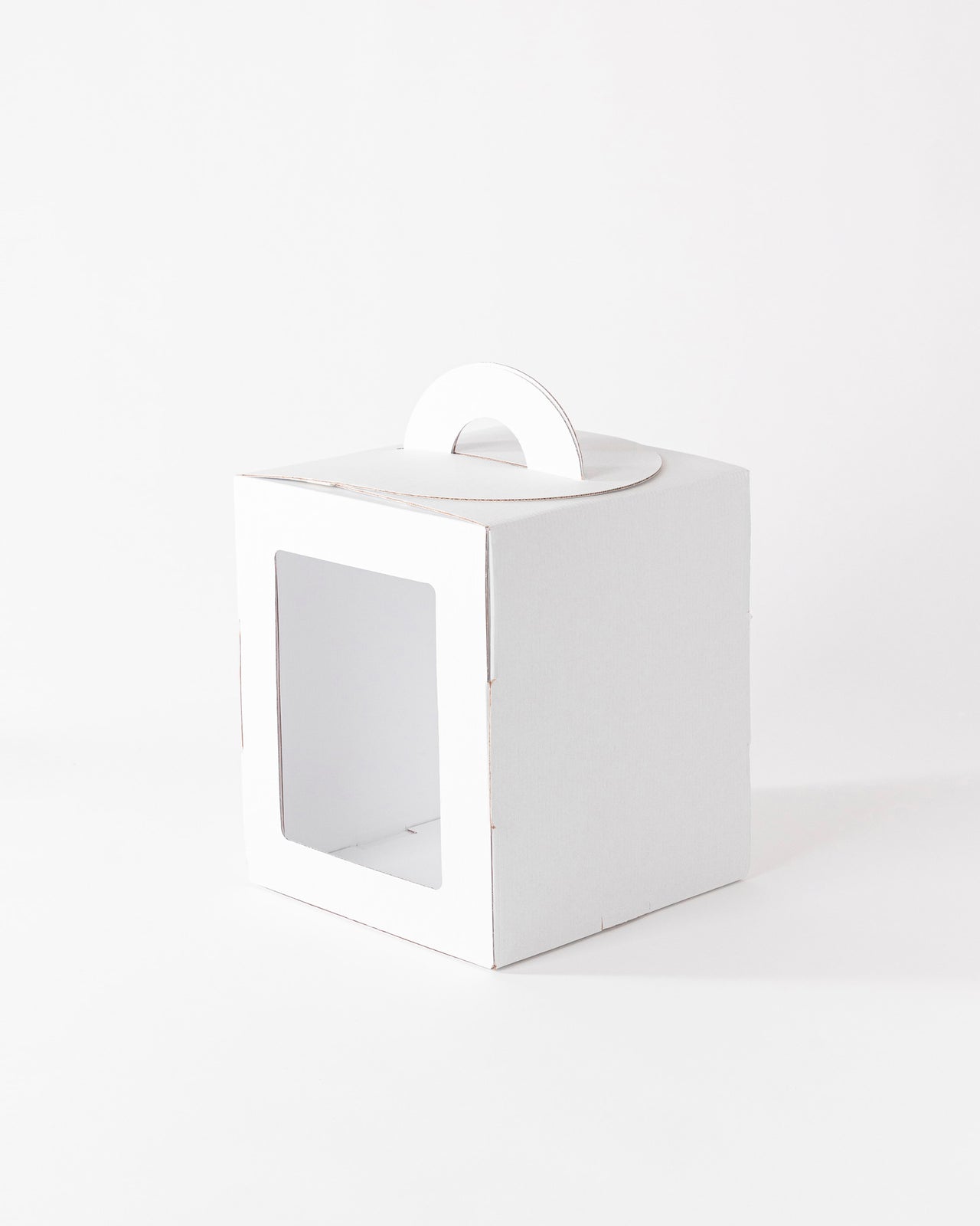 boîte à gâteau avec fenêtre